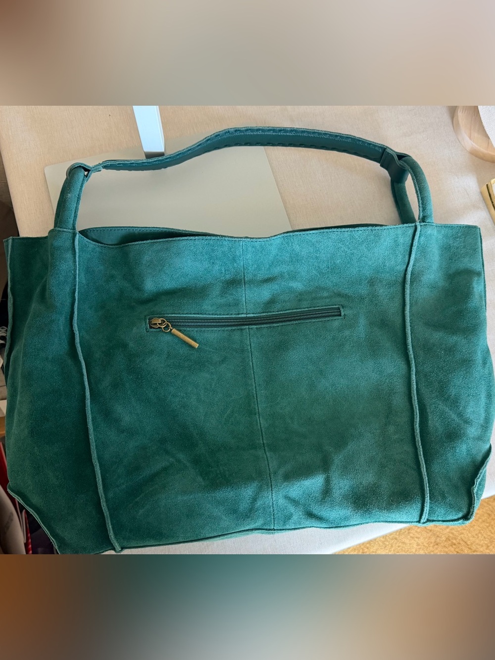 NWOT The SAK Los Feliz Large Tote Leather (Suede) Bag - Picture 6 of 7